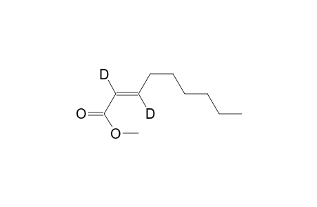 2-Nonenoic-2,3-D2 acid, methyl ester