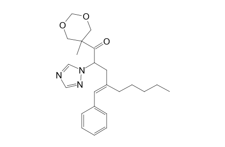 1-Nonanone, 1-(5-methyl-1,3-dioxan-5-yl)-4-(phenylmethylene)-2-(1H-1,2,4-triazol-1-yl)-