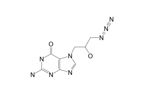 7-[3-Azido-2-hydroxypropyl]guanine