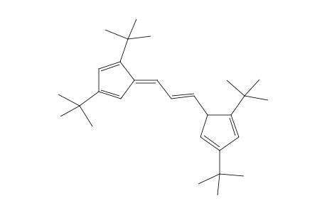 (E,E)-1,3-Di-tert-butyl-6-[2-(2,4-di-tert-butyl-cyclopentadienyl)vinyl]pentafulvene