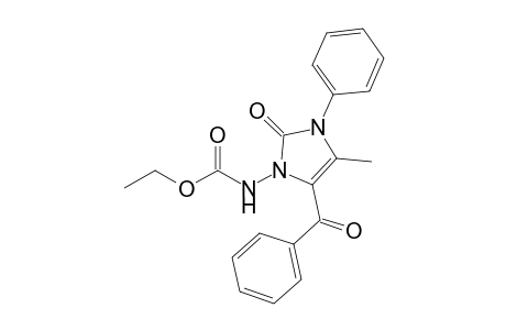 1-[(Ethoxycarbonyl)amino]-3-phenyl-4-methyl-5-benzoyl-1,3-imidazolin-2-one