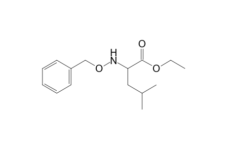 2-Benzyloxyamino-4-methylpentanoic acid ethyl ester