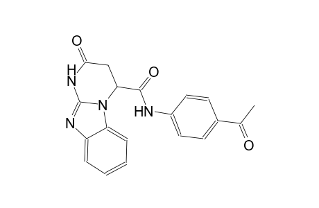 pyrimido[1,2-a]benzimidazole-4-carboxamide, N-(4-acetylphenyl)-1,2,3,4-tetrahydro-2-oxo-