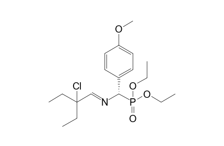 (S)-Diethyl {[(E)-2-Chloro-2-ethyl-1-butylidene]amino}(4-methoxyphenyl)methylphosphonate
