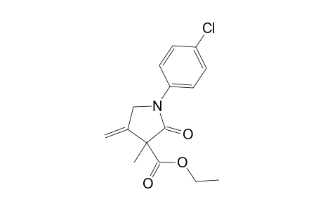Ethyl 1-(4-chlorophenyl)-3-methyl-4-methylene-2-oxopyrrolidine-3-carboxylate