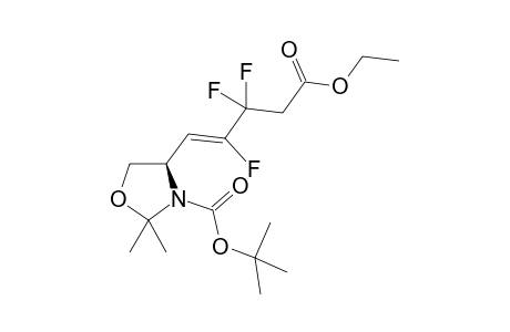 (4R)-4-[(Z)-5-ethoxy-2,3,3-trifluoro-5-keto-pent-1-enyl]-2,2-dimethyl-oxazolidine-3-carboxylic acid tert-butyl ester