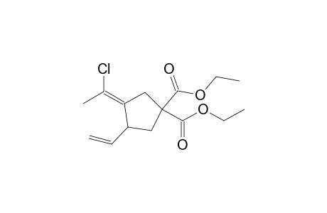 1,1-bis(Ethoxycarbonyl)-3-ethenyl-4-(1'-chloroethylidene)cyclopentane