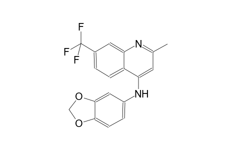 4-quinolinamine, N-(1,3-benzodioxol-5-yl)-2-methyl-7-(trifluoromethyl)-