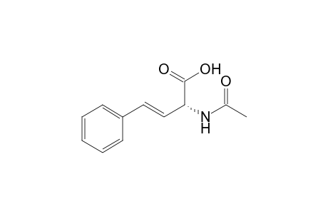 (E,2R)-2-acetamido-4-phenyl-3-butenoic acid