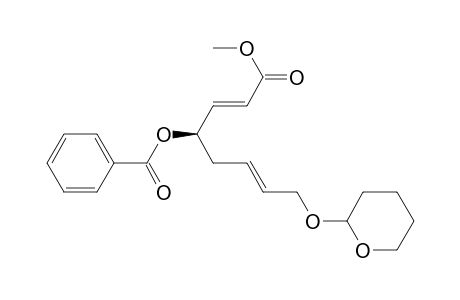 (1R)-1-[2-(Methoxycarbonyl)-(E)-vinyl]-5-[(tetrahydropyran-2-yl)oxy]pent-3(E)-enyl Benzoate