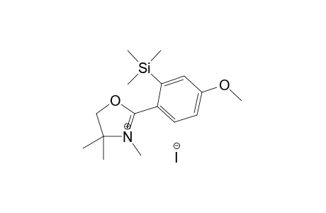 2-(4-Methoxy-2-(trimethylsilylphenyl)-3,4,4-trimethyloxazolinium Iodide