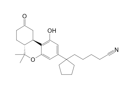 (6aR,10aR)-3-[1-(4-Cyanobutyl)cyclopentyl]-6,6a,7,8,10,10a-hexahydro-1-hydroxy-6,6-dimethyl-9H-dibenzo[b,d]pyran-9-one