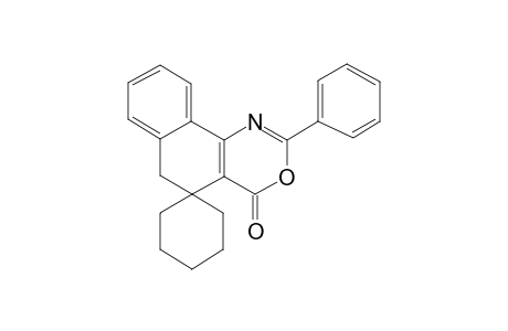 Benzo[e]benz-1,3-oxazin-4-one, 5,6-dihydro-2-phenyl-5-spiro-cyclohexane-
