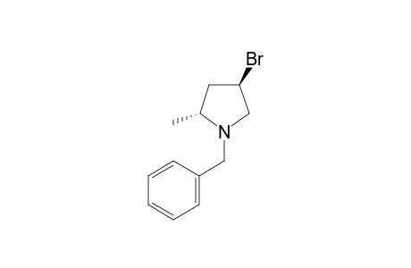 (2R,4R)-1-(benzyl)-4-bromo-2-methyl-pyrrolidine
