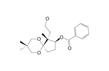 (1RS,2SR)-1,8,8-trimethyl-1-(2'-hydroxyethyl)-6,10-dioxaspiro[4.5]dec-2-yl benzoate