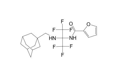 Furan-2-carboxylic acid [1-[(adamantan-1-ylmethyl)-amino]-2,2,2-trifluoro-1-trifluoromethyl-ethyl]-amide