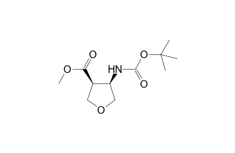 (3S*,4R*)-Methyl 4-(tert-butoxycarbonylamino)tetrahydrofuran-3-carboxylate