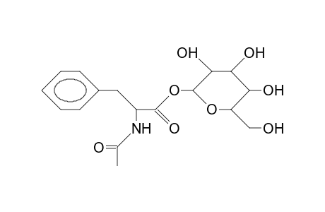 1-O-(N-Acetyl-L-phenyl-alanyl).beta.-D-fructopyranose