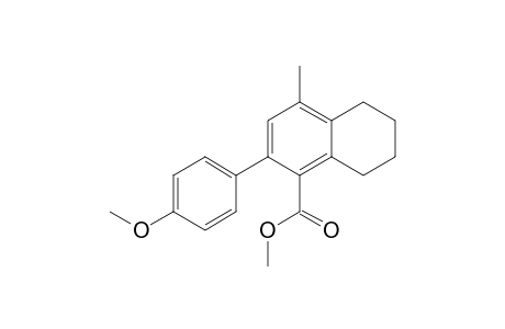 Methyl 2-(4-methoxyphenyl)-4-methyl-5,6,7,8-tetrahydronaphthalene-1-carboxylate