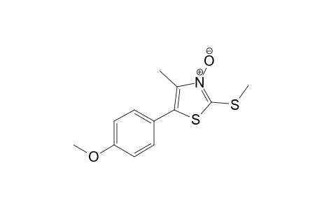 5-(p-Methoxyphenyl)-4-methyl-2-(methylsulfanyl)-thiazole-3-oxide