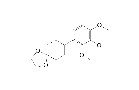 4-(Ethylenedioxy)-1-(2',3',4'-trimethoxyphenyl)cyclohexene