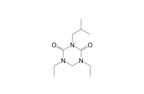 1,5-DIETHYL-3-(2-METHYLPROPYL)-2,4-DIOXOHEXAHYDRO-1,3,5-TRIAZINE