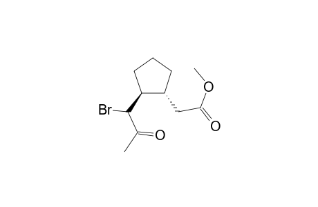 Methyl 2-[2-(1-Bromo-2-oxopropyl)cyclopentyl]ethanoate