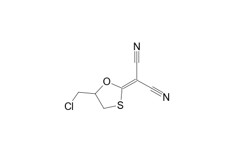 2-[5-(Chloromethyl)-1,3-oxathiolan-2-ylidene]propanedinitrile
