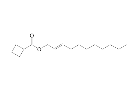 Cyclobutanecarboxylic acid, undec-2-enyl ester