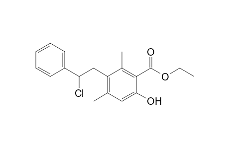 Ethyl 5-(2-Chloro-2-phenylethyl)-4,6-dimethylsalicylate