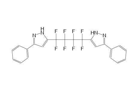 1H-pyrazole, 5-[1,1,2,2,3,3,4,4-octafluoro-4-(3-phenyl-1H-pyrazol-5-yl)butyl]-3-phenyl-