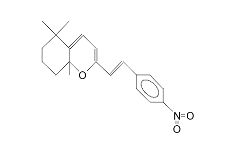 1,7,7-Trimethyl-3-([E]-2-[4-nitro-phenyl]-ethenyl)-2-oxa-B icyclo(4.4.0)deca-3,5-diene