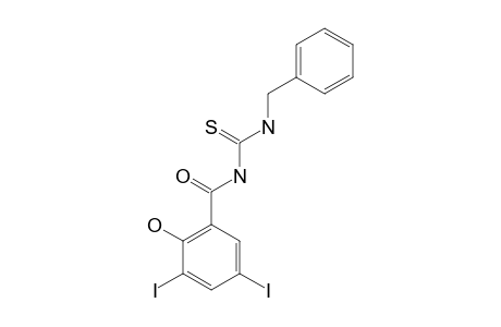N-(BENZYL-CARBAMOTHIOYL)-2-HYDROXY-3,5-DIIODO-BENZAMIDE
