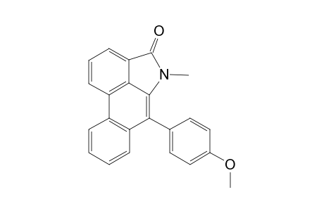 6-(4-Methoxy-phenyl)-5-methyl-5H-dibenzo[cd,f]indol-4-one
