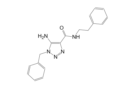 1H-1,2,3-triazole-4-carboxamide, 5-amino-N-(2-phenylethyl)-1-(phenylmethyl)-