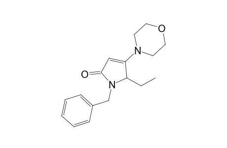 1-Benzyl-5-ethyl-4-(morpholin-4'-yl)-1,5-dihydropyrrol-2-one