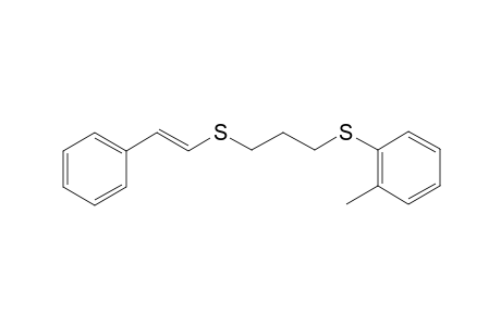 (2-Methylphenyl)(3-(styrylthio)propyl)sulfane