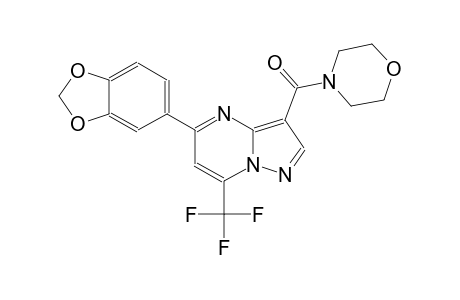 5-(1,3-benzodioxol-5-yl)-3-(4-morpholinylcarbonyl)-7-(trifluoromethyl)pyrazolo[1,5-a]pyrimidine