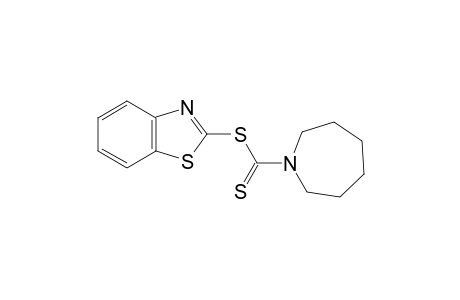 hexahydro-1H-azepine-1-carbodithioic acid, ester with 2-benzothiazolethiol