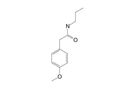 N-NORMAL-PROPYL-(4-METHOXYPHENYL)-ACETAMIDE