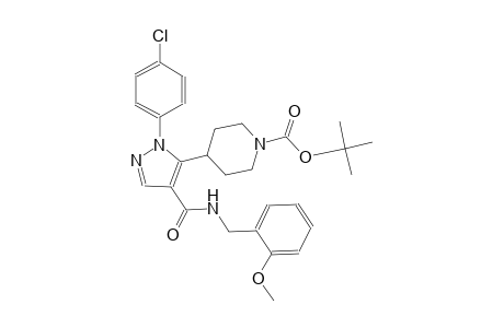 1-piperidinecarboxylic acid, 4-[1-(4-chlorophenyl)-4-[[[(2-methoxyphenyl)methyl]amino]carbonyl]-1H-pyrazol-5-yl]-, 1,1-dimethylethyl ester