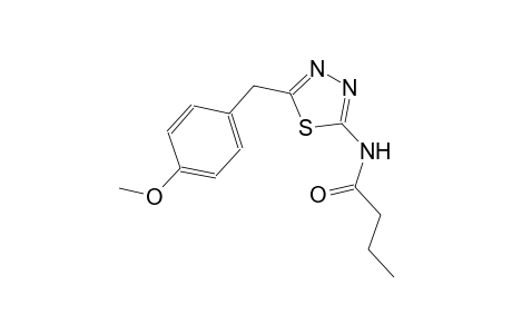 N-[5-(4-methoxybenzyl)-1,3,4-thiadiazol-2-yl]butanamide