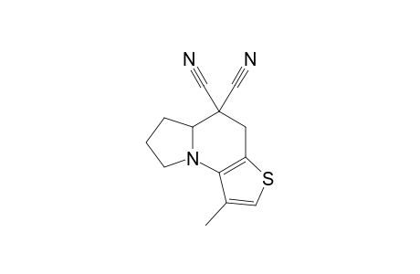 5A,6,7,8-TETRAHYDRO-1-METHYLTHIENO-[3,2-E]-INDOLIZINE-5,5(4H)-DICARBONITRILE