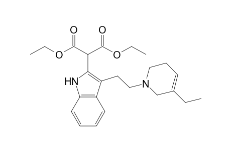 2-[3-[2-(5-ethyl-3,6-dihydro-2H-pyridin-1-yl)ethyl]-1H-indol-2-yl]malonic acid diethyl ester