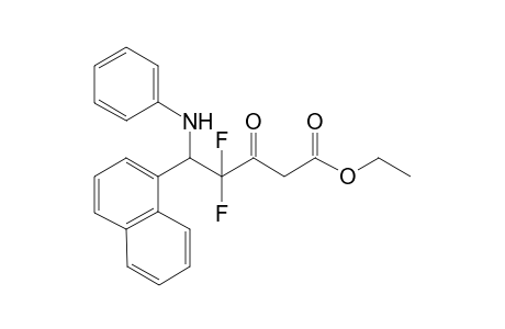 Ethyl 4,4-Difluoro-3-oxo-5-naphthyl-5-phenylaminopentanoate