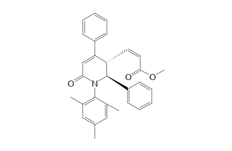 (Z)-methyl 3-[(2S*,3S*)-2,3-dihydro-6-oxo-2,4-diphenyl-1-(2,4,6-trimethylphenyl)pyrid-3-yl]propenoate
