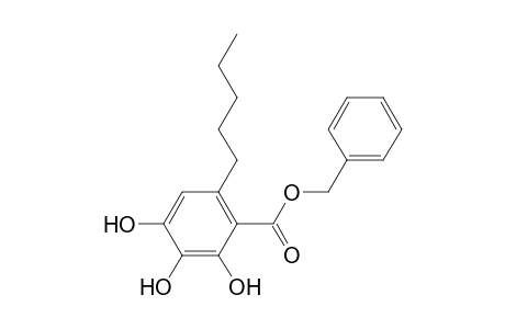 benzyl 2,3,4-trihydroxy-6-pentylbenzoate