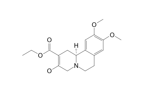 ETHYL-(9,10-DIMETHOXY-3-OXO-1,2,4,6,7,11B-ALPHA-HEXAHYDRO-3H-BENZO-[A]-QUINOLIZIN-2-YL)-CARBOXYLATE