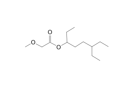 Methoxyacetic acid, 6-ethyl-3-octyl ester