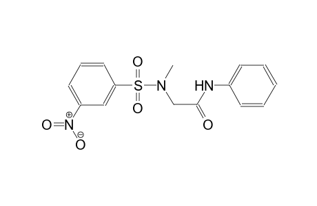 acetamide, 2-[methyl[(3-nitrophenyl)sulfonyl]amino]-N-phenyl-